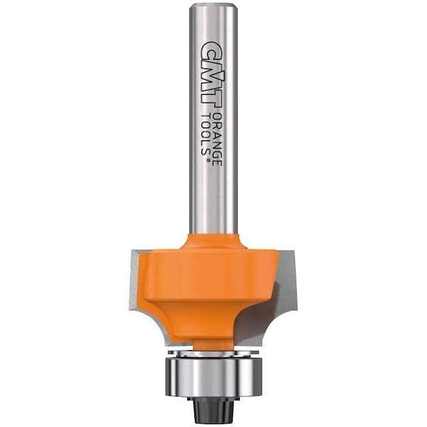 Roundover Bit, 1/4-Inch Shank, 3/16-Inch Radius, Carbide-Tipped